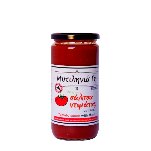 Σάλτσα Ντομάτας με Θυμάρι από τη Μυτιληνιά Γη